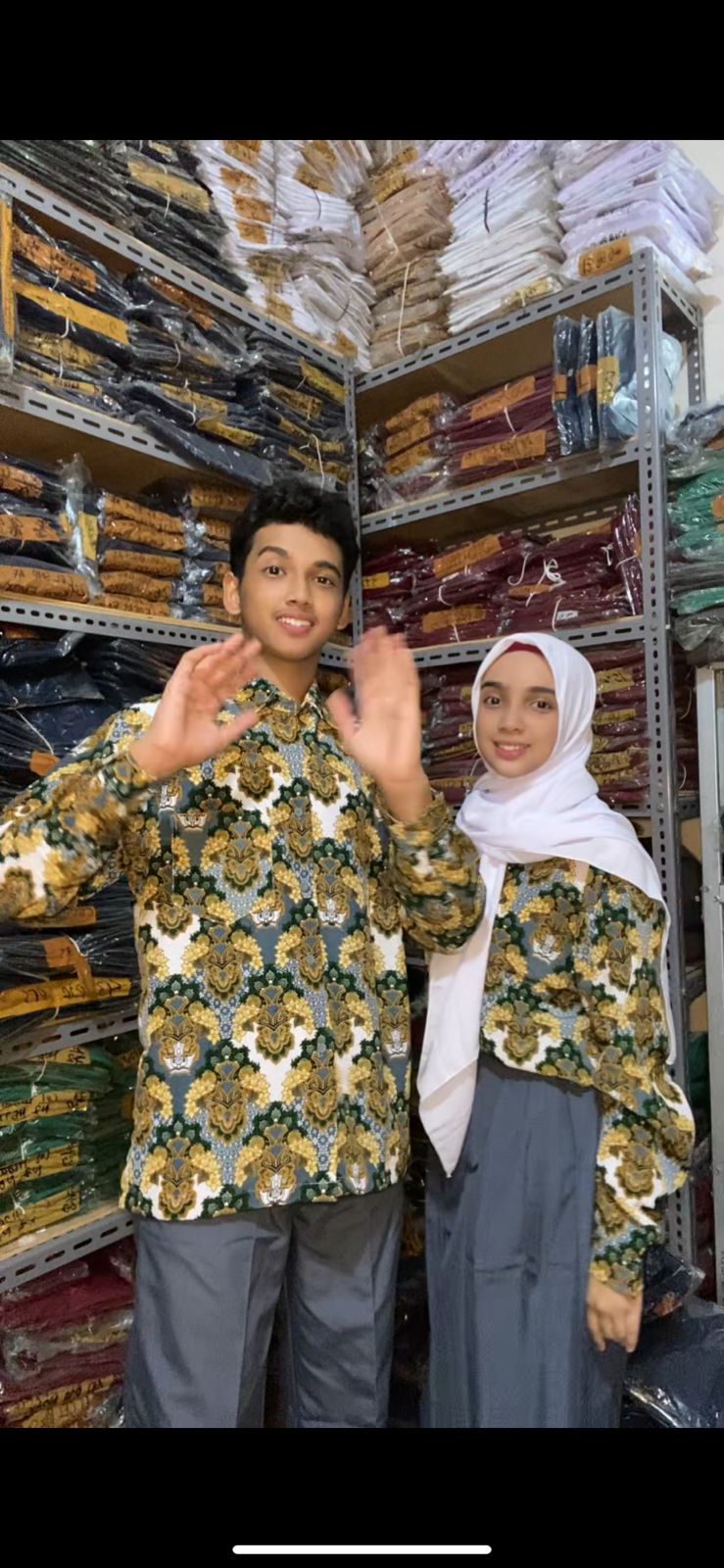 Set Baju Batik SMA